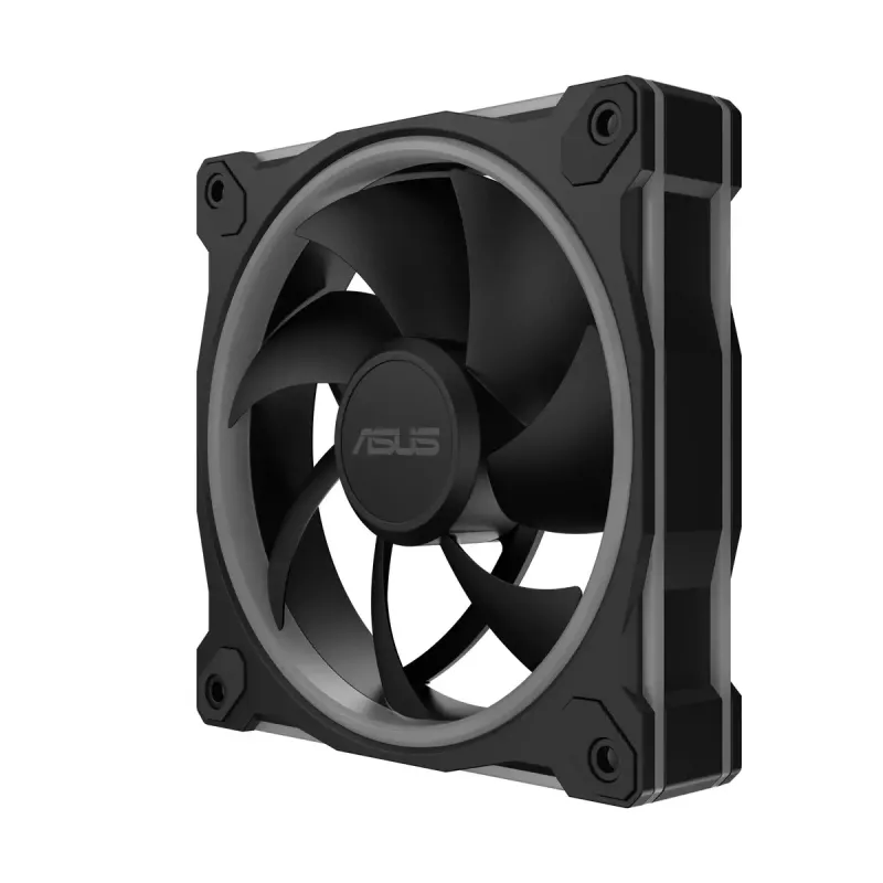Ventiliatorius ASUS Prime MR120 ARGB juodas 120 mm movinis guolis PWM 1600 RPM 58 CFM