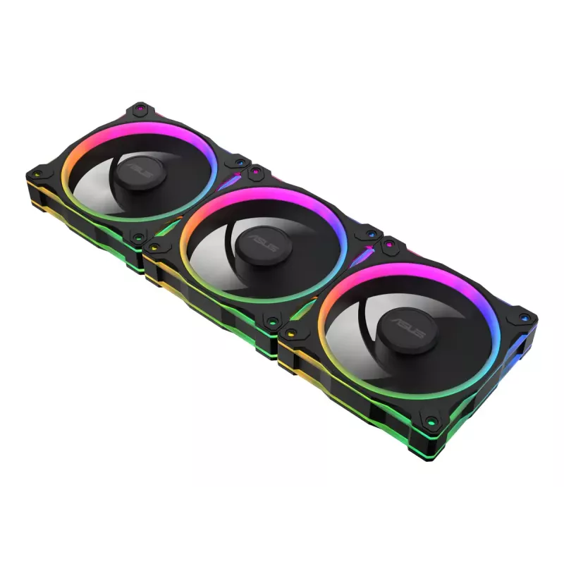Ventiliatorius ASUS Prime MR120 ARGB juodas 120 mm movinis guolis PWM 1600 RPM 58 CFM