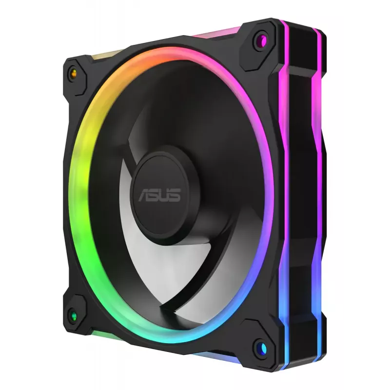 Ventiliatorius ASUS Prime MR120 ARGB juodas 120 mm movinis guolis PWM 1600 RPM 58 CFM