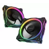 Ventiliatorius ASUS Prime MR120 ARGB juodas 120 mm movinis guolis PWM 1600 RPM 58 CFM