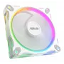 120 mm korpuso ventiliatorius ASUS Prime MR120 ARGB Reverse White — 1600 RPM, 58 CFM, PWM, sleeve bearing