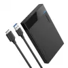 Išorinis dėklas HDD/SSD UGREEN 30848 Juodas 2,5 colio, USB 3.0, SATA I/II/III, iki 10 TB, 5 Gbit/s