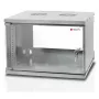 Techly sieninis tinklo spintos korpusas 19 inch 6U prof. 450 pilkas surinktas I-CASE EL-1006G45