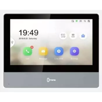 Vaizdo domofono vidinis monitorius Hikvision DS-KH8350-WTE1