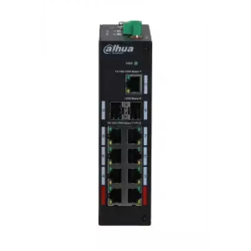 Nevaldomas jungiklis Dahua PFS3211-8GT-120-V2 Gigabit Ethernet PoE 9 prievadai