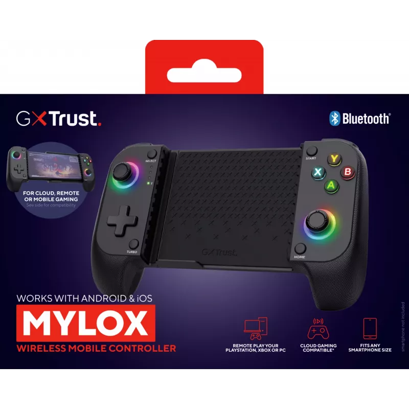 Trust GXT 735 Mylox Black Bluetooth žaidimų pultas Android, iOS