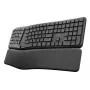 Trust Keyra Ergonomic belaidė klaviatūra keliems įrenginiams