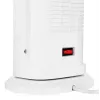 Elektrinis keraminis šildytuvas NOVEEN PTC2000 — 2000 W, reguliuojamas termostatas, LED ekranas, laikmatis, nuotolinio valdymo pultas, baltas