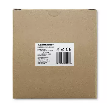 Maitinimo šaltinis ant DIN bėgelio QOLTEC 50901 — 480W, 24V DC, 20A