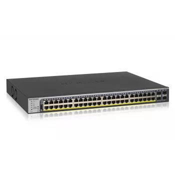 NETGEAR GS752TP-300EUS tinklo jungiklis valdomas L2/L3/L4 Gigabit Ethernet (10/100/1000) Power over Ethernet (PoE) 1U juodas