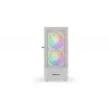 PC korpusas KRUX VAKO KRXD005 ATX juodas – grūdintas stiklas, RGB, tinka Micro-ITX/ATX, 2x3.5 colio + 2x2.5 colio vietos, GPU iki 31 cm