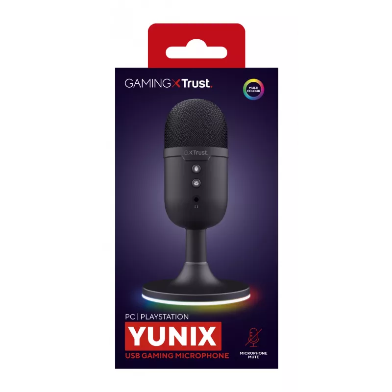 Stalinis mikrofonas Trust GXT 234P Yunix, juodas