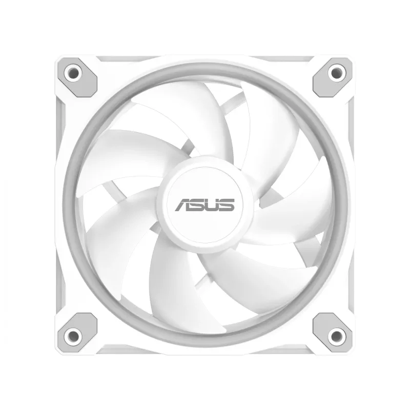 Kompiuterio ventiliatorius ASUS Prime MR120 ARGB White 120 mm, 1600 RPM, PWM, Sleeve bearing, 58 CFM