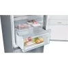 Šaldytuvas su šaldikliu Bosch Serie 4 KGN39VIEB Laisvai pastatomas 368 L, E klasė, Nerūdijantis plienas, NoFrost, Šaldiklis apačioje