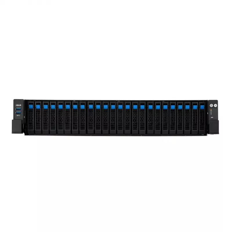 Serverio platforma ASUS RS720A-E13-RS24G 2U AMD, 24x 2,5 colio lizdai, 2x SP5 CPU, 24 DIMM DDR5, iki 3 TB, Aspeed AST2600