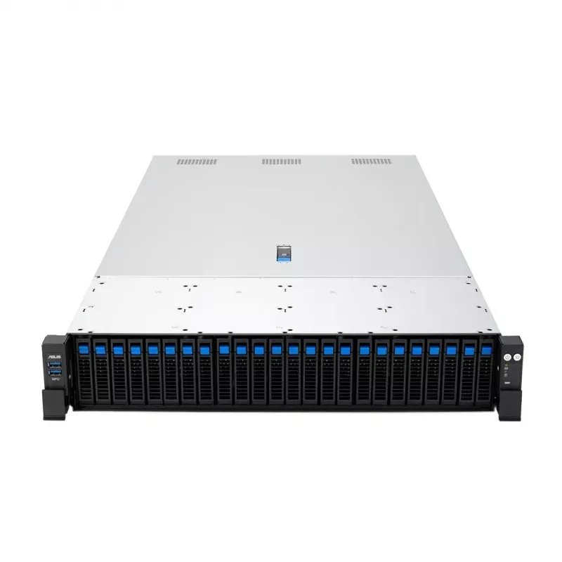 Serverio platforma ASUS RS720A-E13-RS24G 2U AMD, 24x 2,5 colio lizdai, 2x SP5 CPU, 24 DIMM DDR5, iki 3 TB, Aspeed AST2600