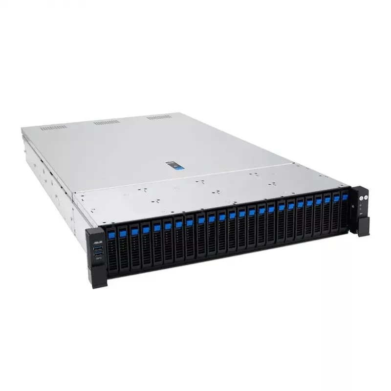 Serverio platforma ASUS RS720A-E13-RS24G 2U AMD, 24x 2,5 colio lizdai, 2x SP5 CPU, 24 DIMM DDR5, iki 3 TB, Aspeed AST2600