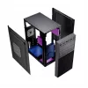 Korpusas GEMBIRD Fornax K300 Mini Tower — Mini-ITX/Micro ATX, SPCC, 2,17 kg, USB 3.2, 1x2,5 colio vieta, 4 plėtros lizdai