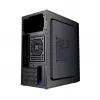 Korpusas GEMBIRD Fornax K300 Mini Tower — Mini-ITX/Micro ATX, SPCC, 2,17 kg, USB 3.2, 1x2,5 colio vieta, 4 plėtros lizdai