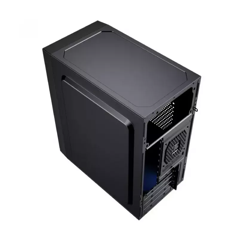 Korpusas GEMBIRD Fornax K300 Mini Tower — Mini-ITX/Micro ATX, SPCC, 2,17 kg, USB 3.2, 1x2,5 colio vieta, 4 plėtros lizdai