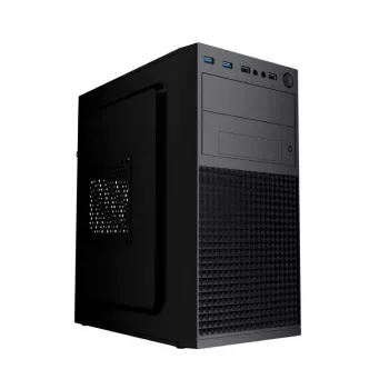 Gembird Fornax K300 Mini Tower kompiuterio korpusas, Micro-ATX/Mini-ITX, 2x USB 3.0 + 2x USB 2.0, HD Audio, be maitinimo bloko, SPCC, 2,17 kg, juodas