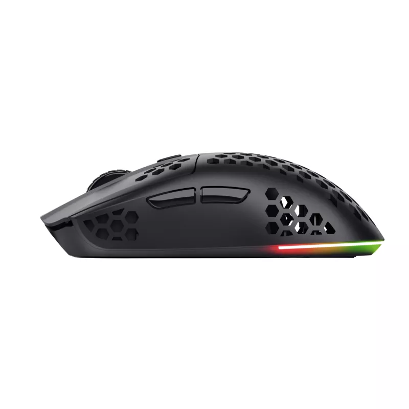 Trust GXT 929 Helox pelė žaidimams, dešinei rankai, belaidė RF, optinė, 4800 DPI