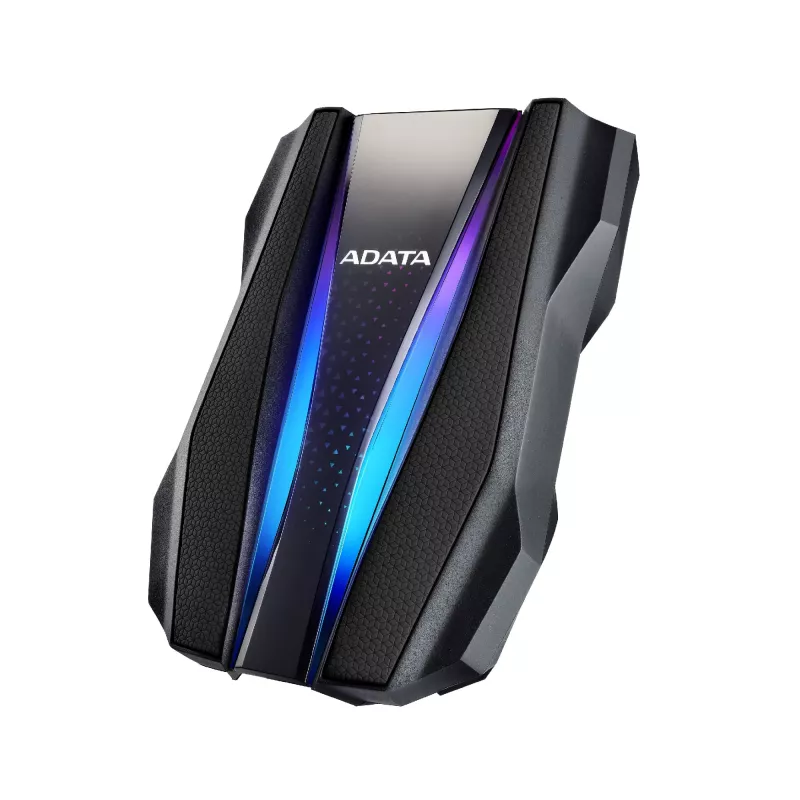 Išorinis kietasis diskas ADATA HD770G 1TB 2,5 colio USB 3.2 Gen 1 — juodas, maitinamas per USB, atsparus vandeniui