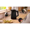 Elektrinis virdulys Bosch MyMoment TWK3M123 — 1,7 L, 2400 W, juodas