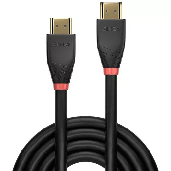 Lindy 15m Active HDMI 18G kabelis, 15 m, HDMI A tipo (standartinis), HDMI A tipo (standartinis), 18 Gbit/s, juoda