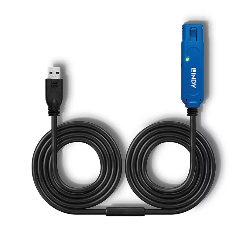 USB aktyvus ilginimo kabelis Lindy 10m Active Extension Pro