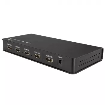 HDMI jungiklis Lindy HDMI 4 prievadų kelių vaizdų jungiklis