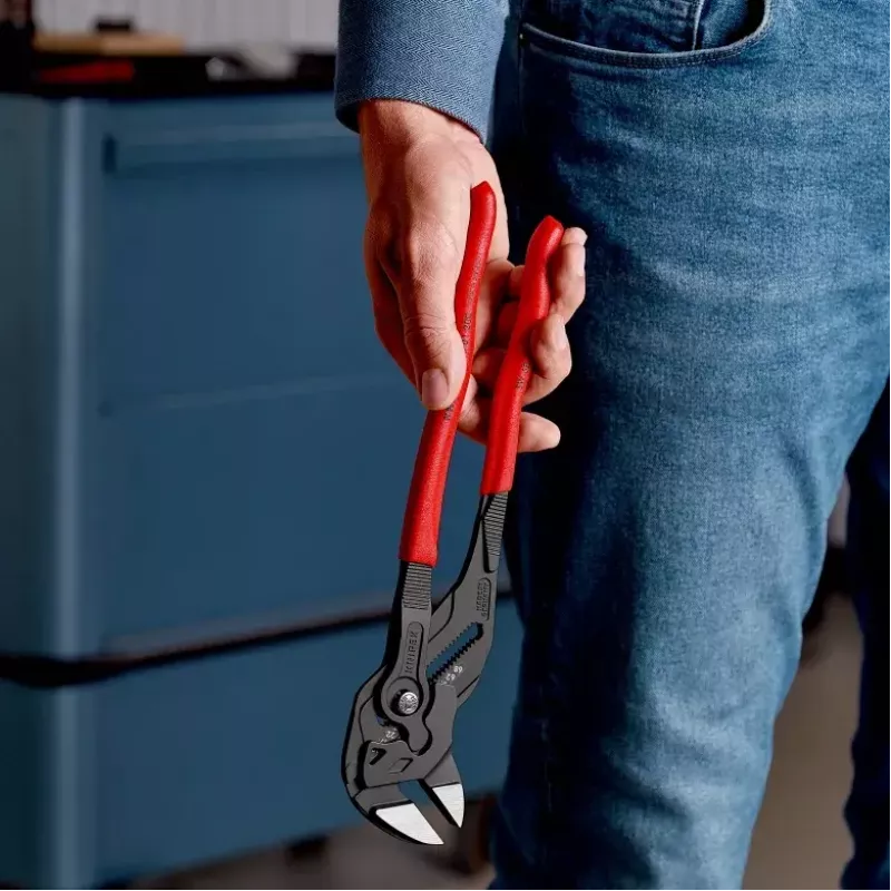 Kombinuotos replės Knipex 86 01 300, žiaunų storis 9,5 mm, maks. veržlės dydis 6,8 cm