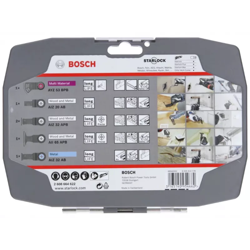 Bosch 2608664622 atsarginis pjūklo diskas, juodas