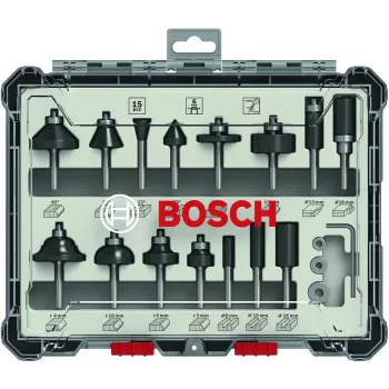Bosch 2 607 017 471 frezų rinkinys 15 vnt.