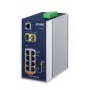 PLANET valdomas pramoninis jungiklis – 4 prievadai 10/100/1000T 802.3at PoE + 4 prievadai 10/100/1000T + 2 prievadai 100/1000X SFP