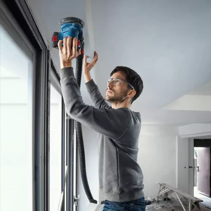 Bosch GEX 185-LI Professional šlifuoklis atsitiktinis orbitinis 10000 OPM mėlynas