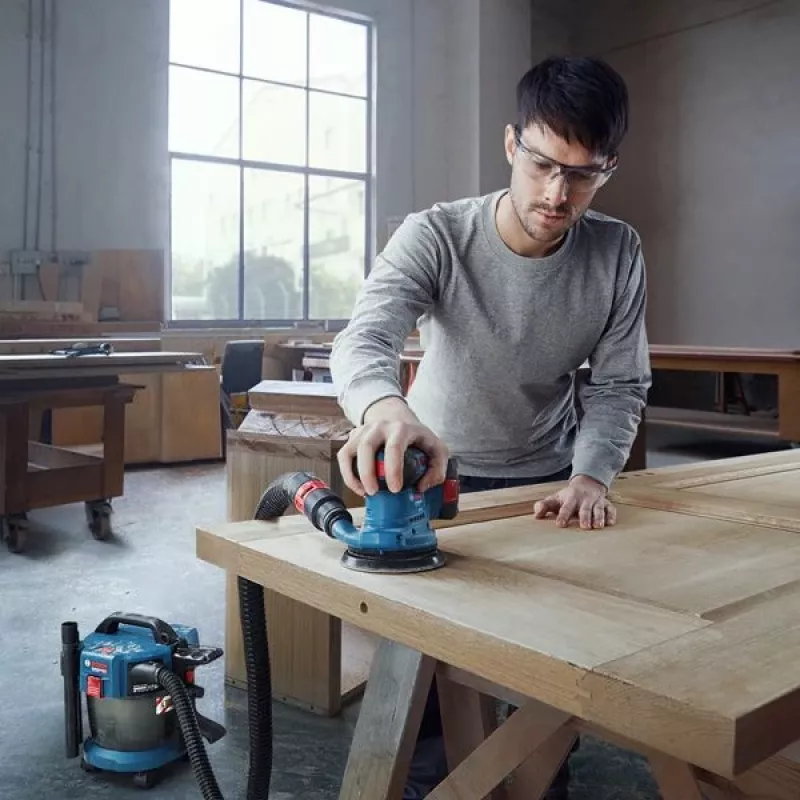 Bosch GEX 185-LI Professional šlifuoklis atsitiktinis orbitinis 10000 OPM mėlynas