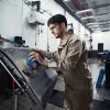Bosch GEX 185-LI Professional šlifuoklis atsitiktinis orbitinis 10000 OPM mėlynas