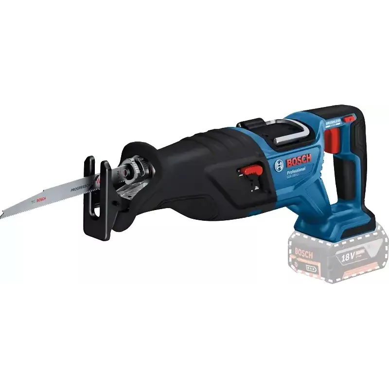 Pjūklas stūmoklinis Bosch GSA 185-LI Brushless 2900 spm Juodas