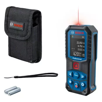 Lazerinis nuotolio matuoklis Bosch GLM 50-22 Professional IP65, 1,5V baterija, 200 g, su laikymo dėklu