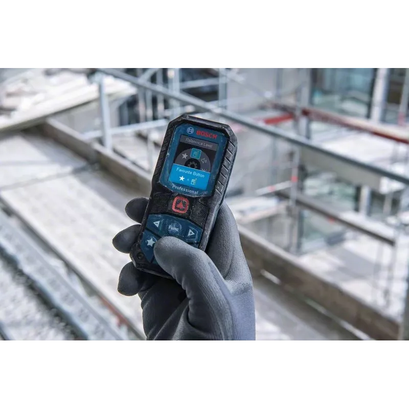 Lazerinis nuotolio matuoklis Bosch GLM 50-22 Professional IP65, 1,5V baterija, 200 g, su laikymo dėklu