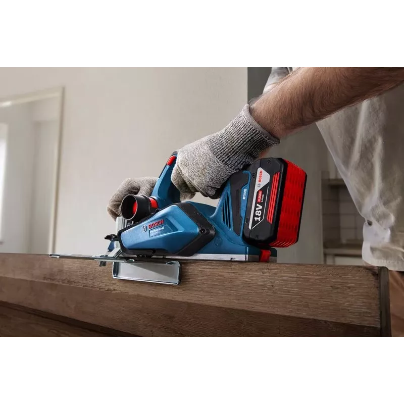 Bosch GHO 185-LI oblius, juodas, mėlynas, 14000 aps./min.