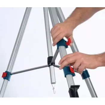 Bosch BT 250 Professional trikojis lazeriniam nivelyrui, 3 kojos, mėlyna, balta
