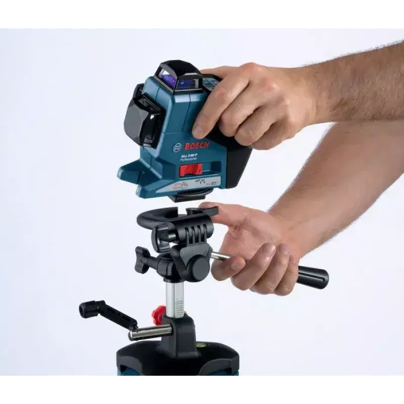 Bosch BT 250 Professional trikojis lazeriniam nivelyrui, 3 kojos, mėlyna, balta