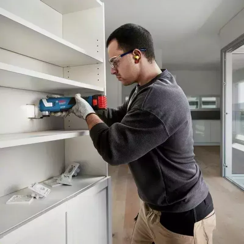 Osciliacinis įrankis Bosch GOP 185-LI 18V Juoda Mėlyna 1.2kg 282mm