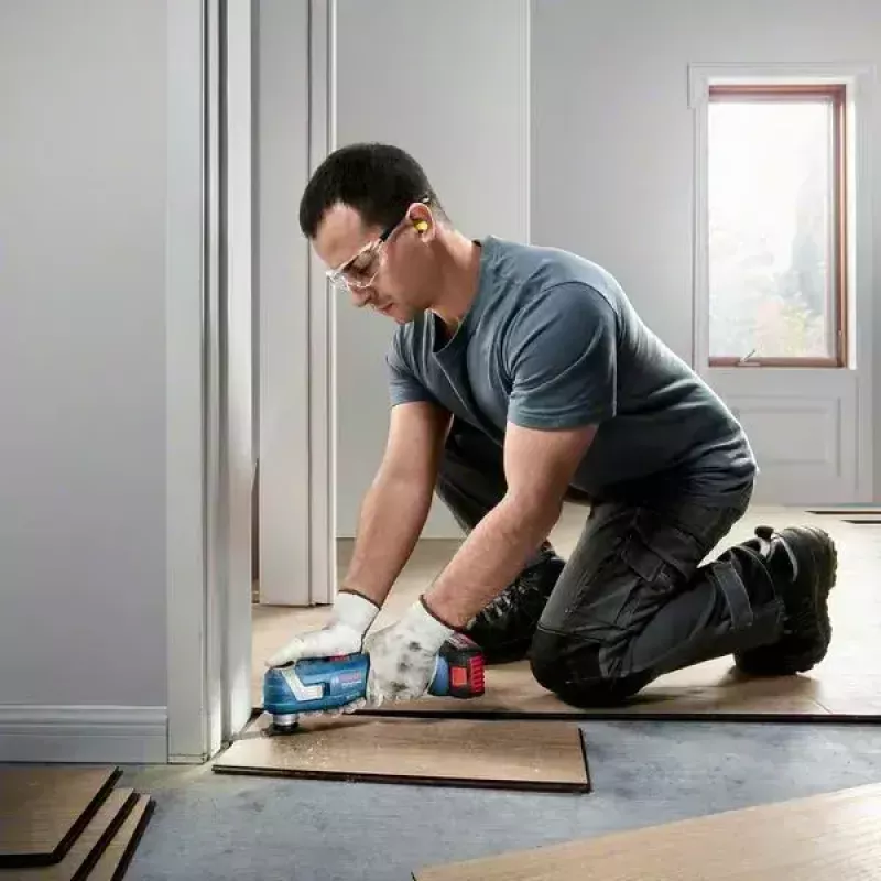 Osciliacinis įrankis Bosch GOP 185-LI 18V Juoda Mėlyna 1.2kg 282mm