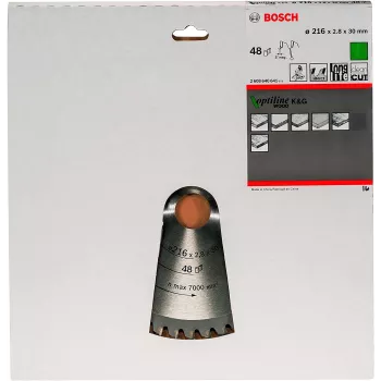 Bosch Optiline Wood diskinis pjūklas medžiui, 30,5 cm, 640 g, 1 vnt.