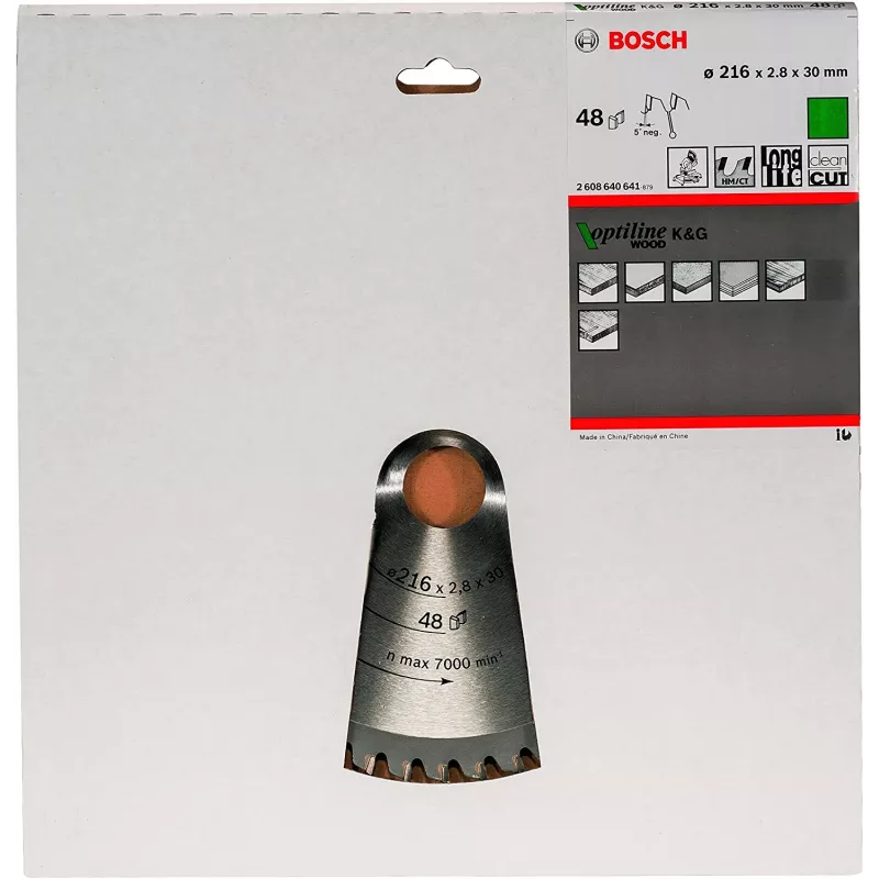 Bosch Optiline Wood 2608640641 diskinio pjūklo diskas medienai