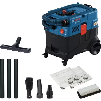 Bosch GAS 400 A Professional 40 L cilindrinis dulkių siurblys šlapiam ir sausam valymui 1200 W