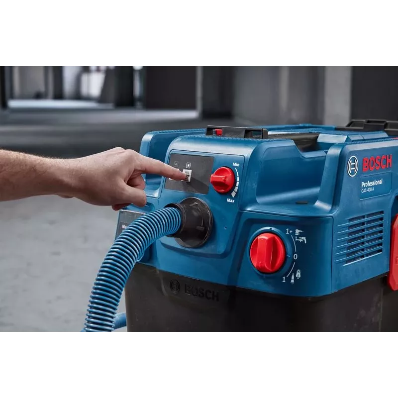 Bosch GAS 400 A Professional 40 L cilindrinis dulkių siurblys šlapiam ir sausam valymui 1200 W